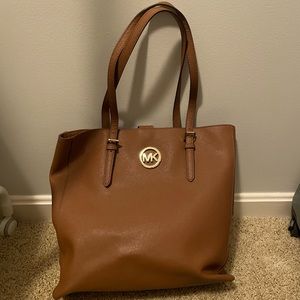 Michael Kors brown leather purse